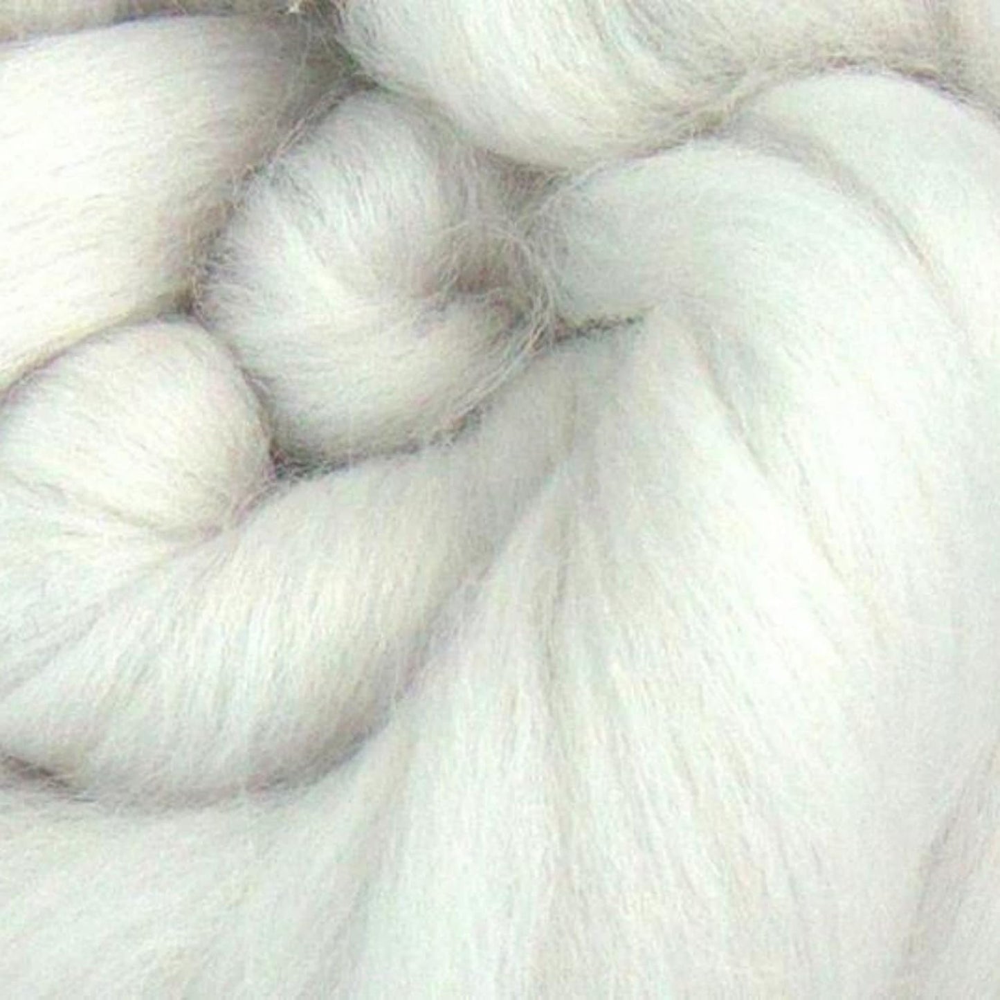 Revolution Fibers Merino Wool Roving | Premium Combed Wool Top | 22 Micron, Perfect for Felting Projects, Spinning, Wall Hangings and Tapestry (Pearl)