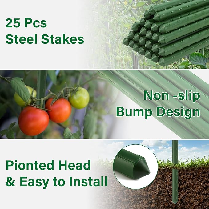 Plastic Fencing Temporary Fence,Snow Fence 4x100 with Stakes,Garden Fencings Plastic with Poles,Reusable Safety Fence,Construction Fence,Garden Fencing Roll for Pool,Lawn,Deer