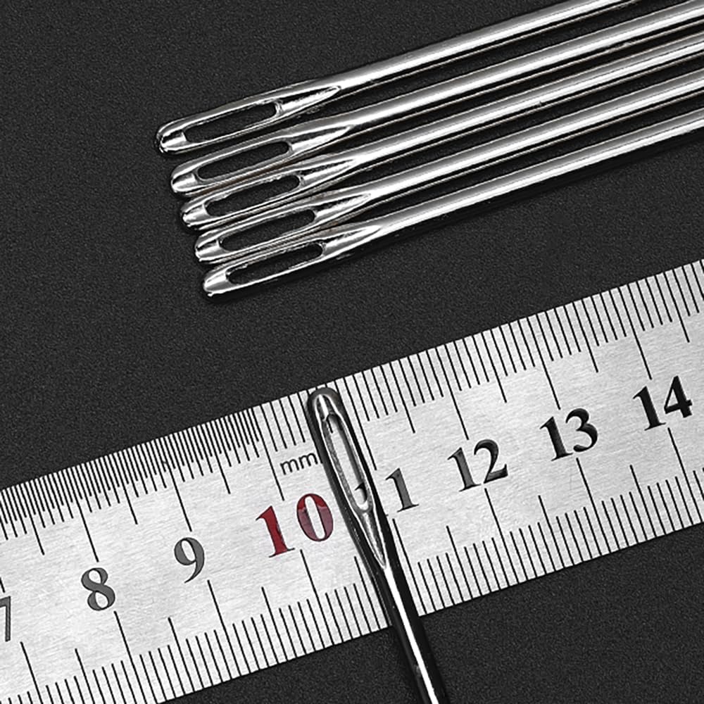 12" Professional Upholstery Needle 30cm length 3mm thickness, Big Eye Hand Sewing Needles for Stitching and Crafting Projects