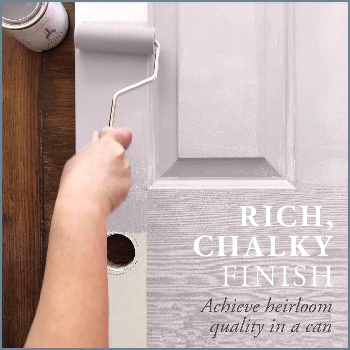 AMY HOWARD AT HOME Chalk-Based One Step Paint for Furniture, Cabinetry, Decor, Finish, and More | No Stripping, Sanding, or Priming | Ultra-Light Base | 32 Ounce | Spa White