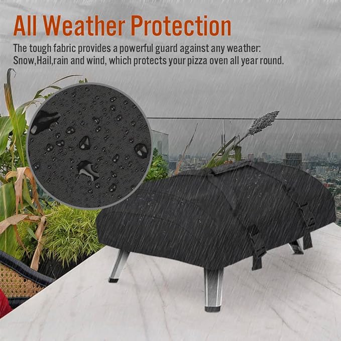 Carry Cover for Ooni Koda 12 inch Pizza Oven, iCOVER Heavy Duty Portable 12 Gas Pizzas Maker Covers Waterproof Outdoor Ovens Accessories