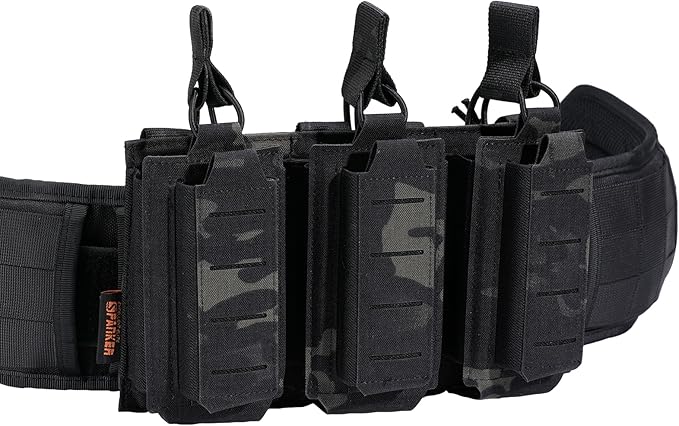 EXCELLENT ELITE SPANKER Tactical Open-Top Single/Double/Triple Molle Mag Pouch for Pistol Mag Pouch Tactical Bag Accessories Holder