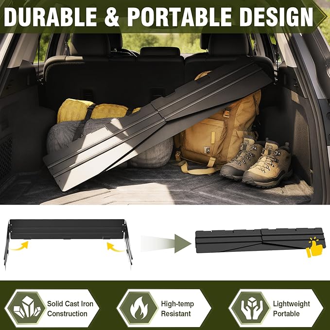 Bestfire Universal 54.3in Windpanel for 2 Burner Camping Stoves, Compatible with Most Outdoor Propane Stove Models, Portable Windshield for BBQ & Backyard Cooking, Easy to Install