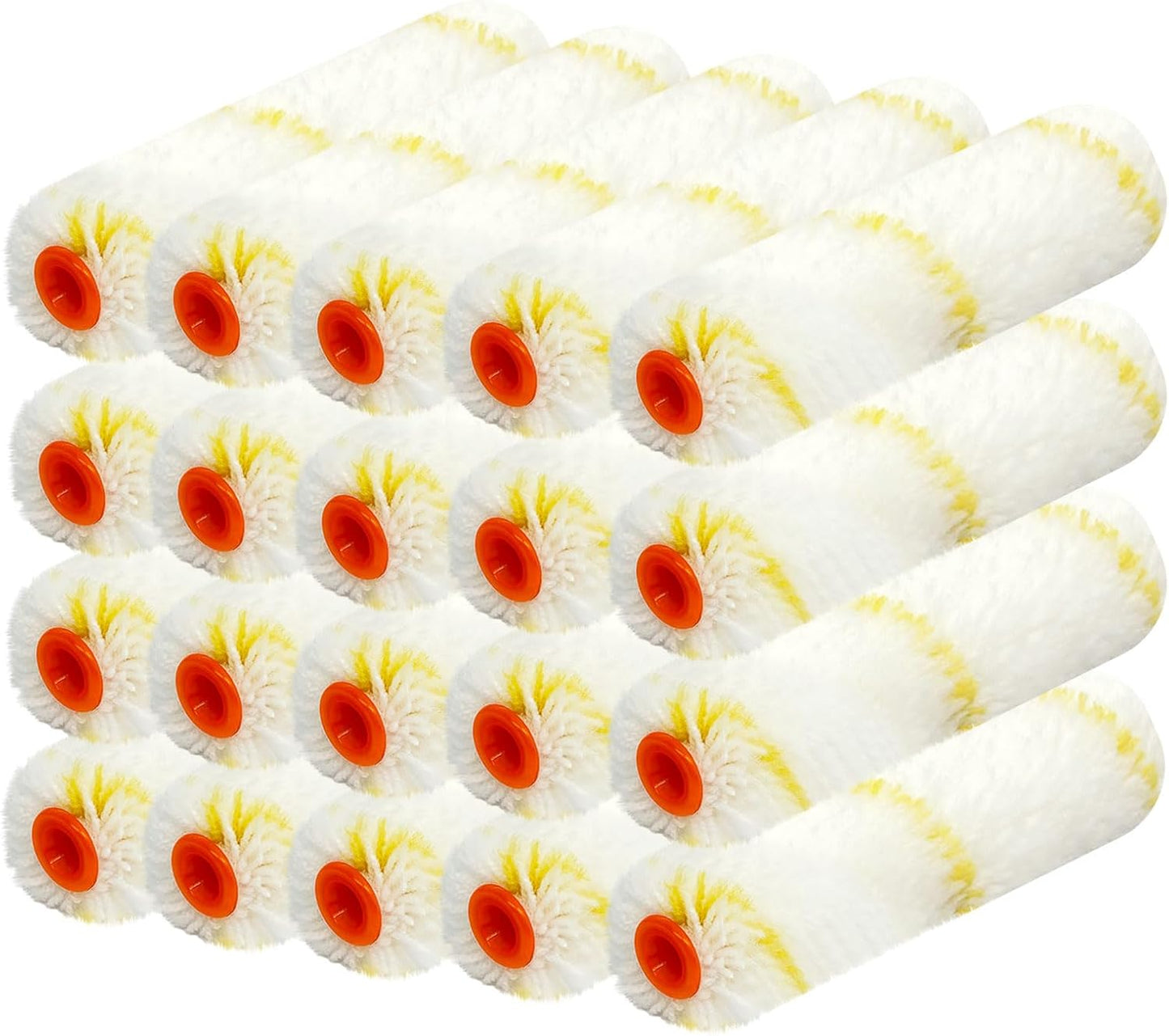 20 Pieces Paint Roller Cover, 6 inch Microfiber Roller Covers, Washable Covers for Roller Frame, House Painting Supplies, Naps for Paint Roller Brush for Painting Walls Ceilings