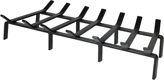 SteelFreak Heavy Duty Steel Fireplace Grate - Made in The USA (33 Inch)