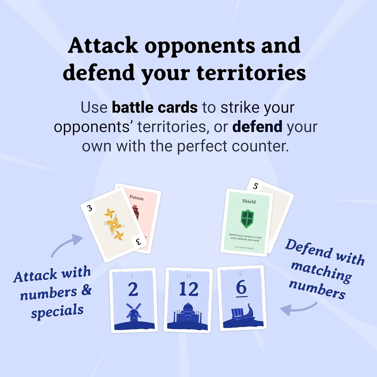 Kingdoms Card Game - Family Strategy Game for 2-8 Players, Ages 8+ | Master Tactics and Outwit Opponents