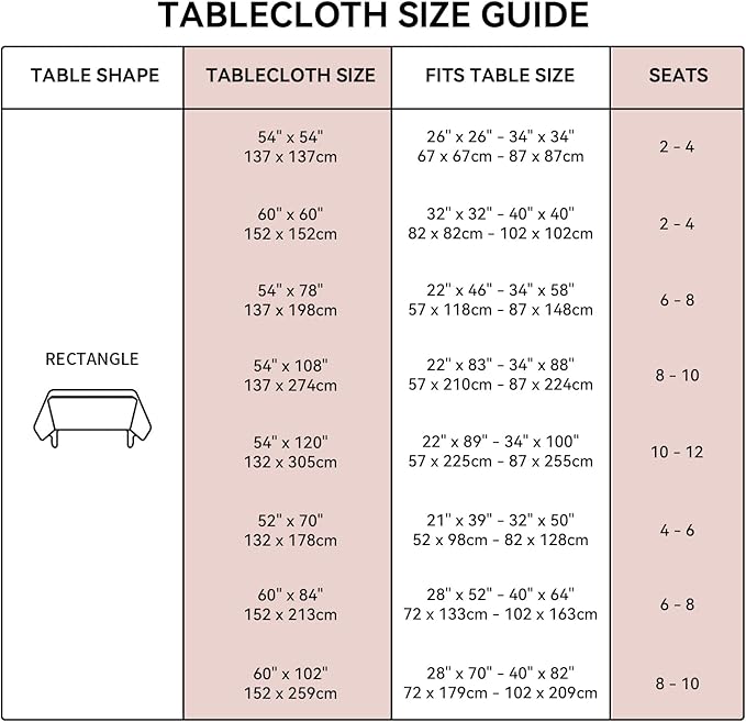 Romanstile Rectangle Vinyl Tablecloth, 100% Waterproof Buffalo Gingham Plastic Table Cloth, Heavy Duty Wipeable Checkered Table Covers for Outdoor, Camping, Picnic, Patio - 54 x 78, Orange and White