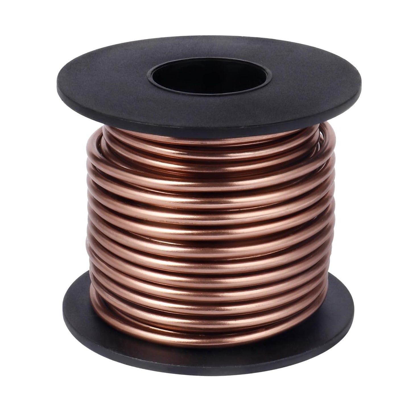 Aluminum Craft Wire, 32.8 Feet 3.0 mm/ 8 Gauge Brown Bendable Soft Metal Aluminum Wire Roll Bulk for DIY Crafts Sculpting Jewelry Making