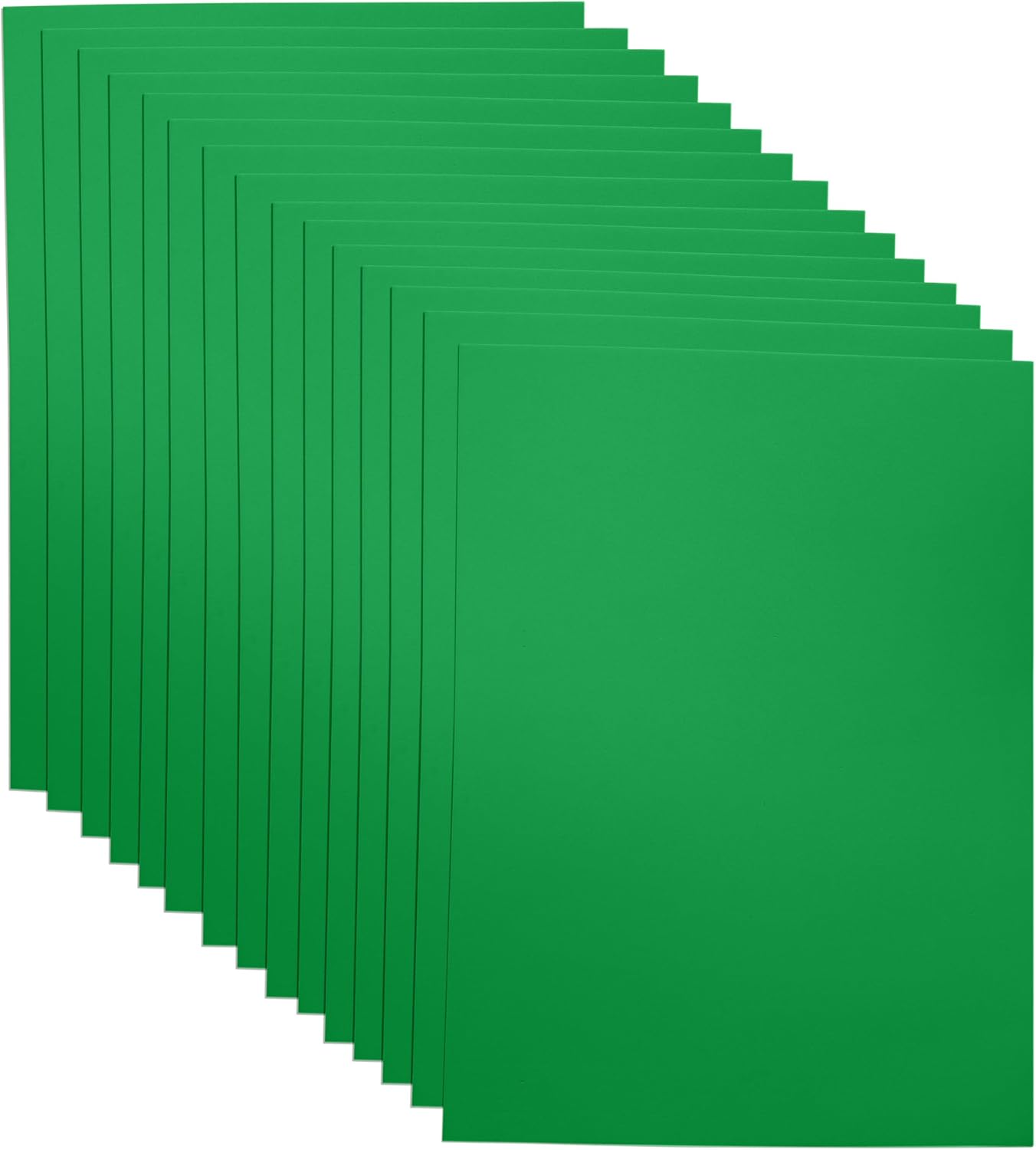 Green EVA Foam Sheets for Crafts, 9 x 12 Inch, 2mm Thickness, 15 Pack – Ideal for DIY Arts and Crafts, Foam Paper for Kids, Cosplay and Costumes