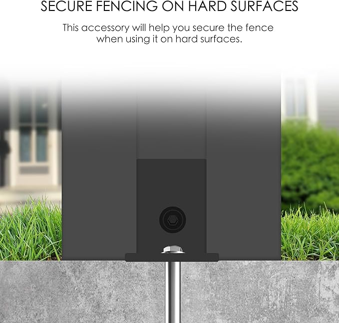 Kozyard 50" W x 48" H Privacy Screens Fence Panel Specifically for Hard Surfaces, Aluminum Post, Air Conditioner Fence Panels, Pool Equipment Enclosure, Trash Can Screens Fence Kit 3Panels