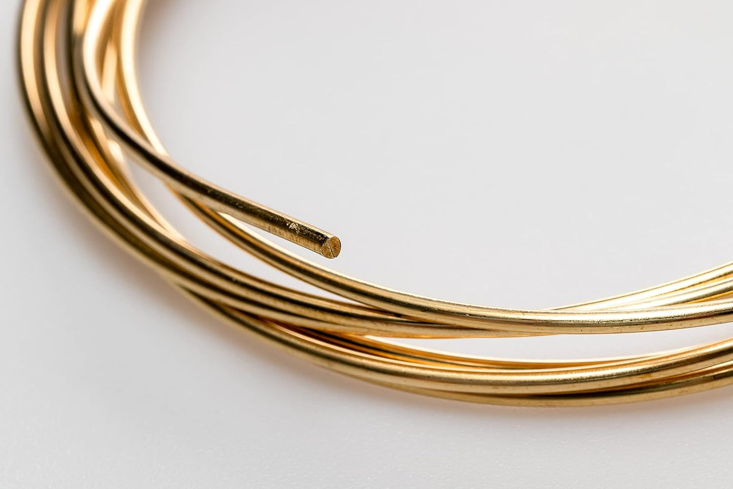 10 Gauge, Jeweler's Brass Wire, Red Brass, Round, Dead Soft, CDA #230 Alloy Jewelry Grade Made in USA - 5FT by CRAFT WIRE