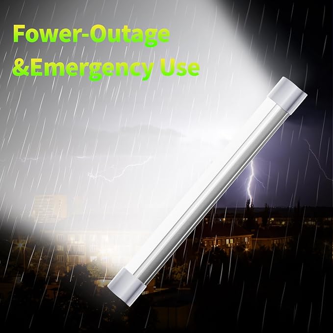 LETOUR Rechargeable Light LED Tube Magnetic Light 4000Lumens 5200mAh 5 Levels Dimming Camping Lantern USB Rechargeable Portable Lights with 2 Magnets Endurance for 60 Hours