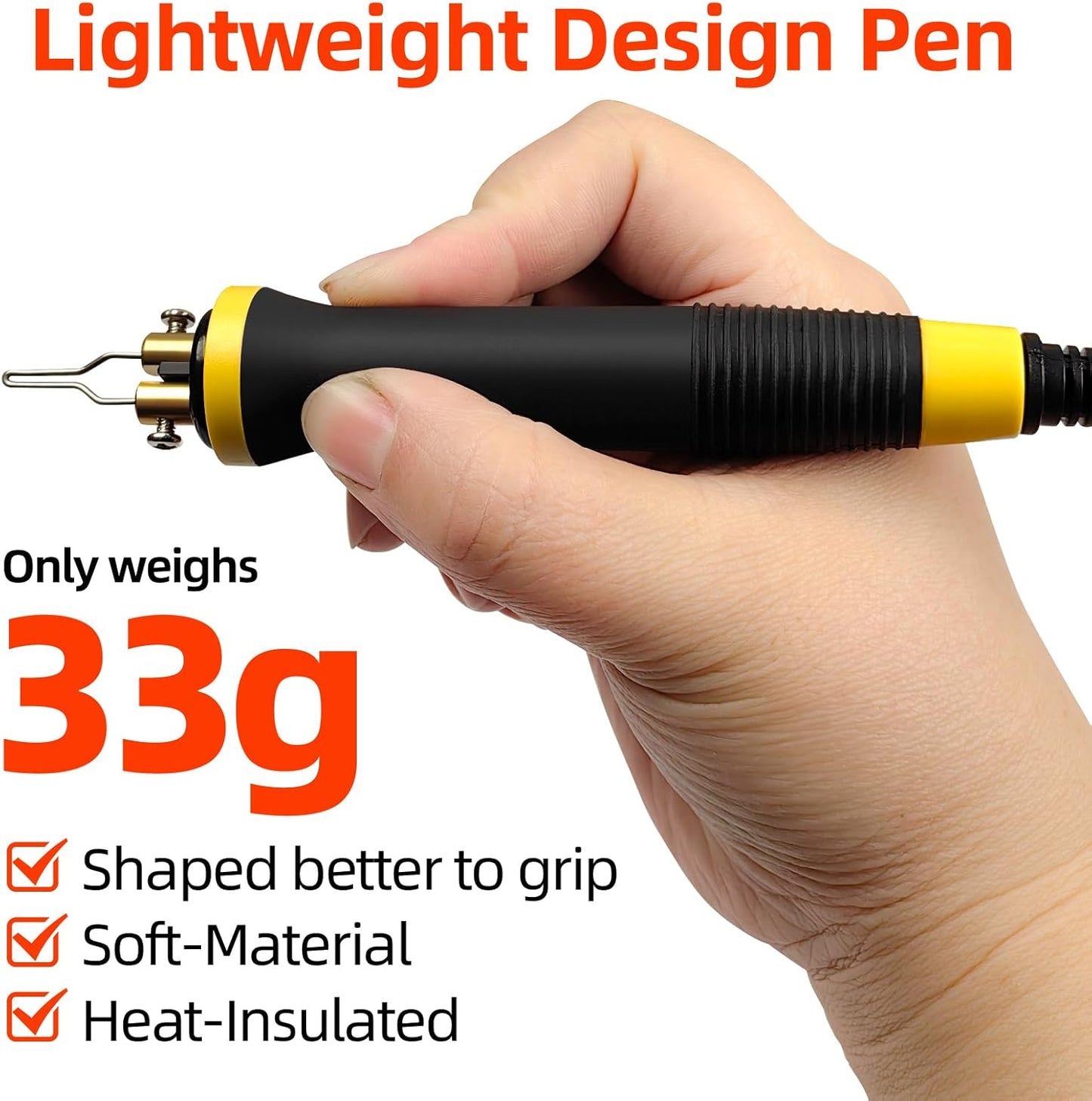 Wood Burning Tool, Wood Burner kit Pen 200~750℃, Wood Burning kit with Digital Thermometer Temperature Adjustable Temperature, 2 pyrographic Wood Burning pens, 36 Wood Burning Pen Tips