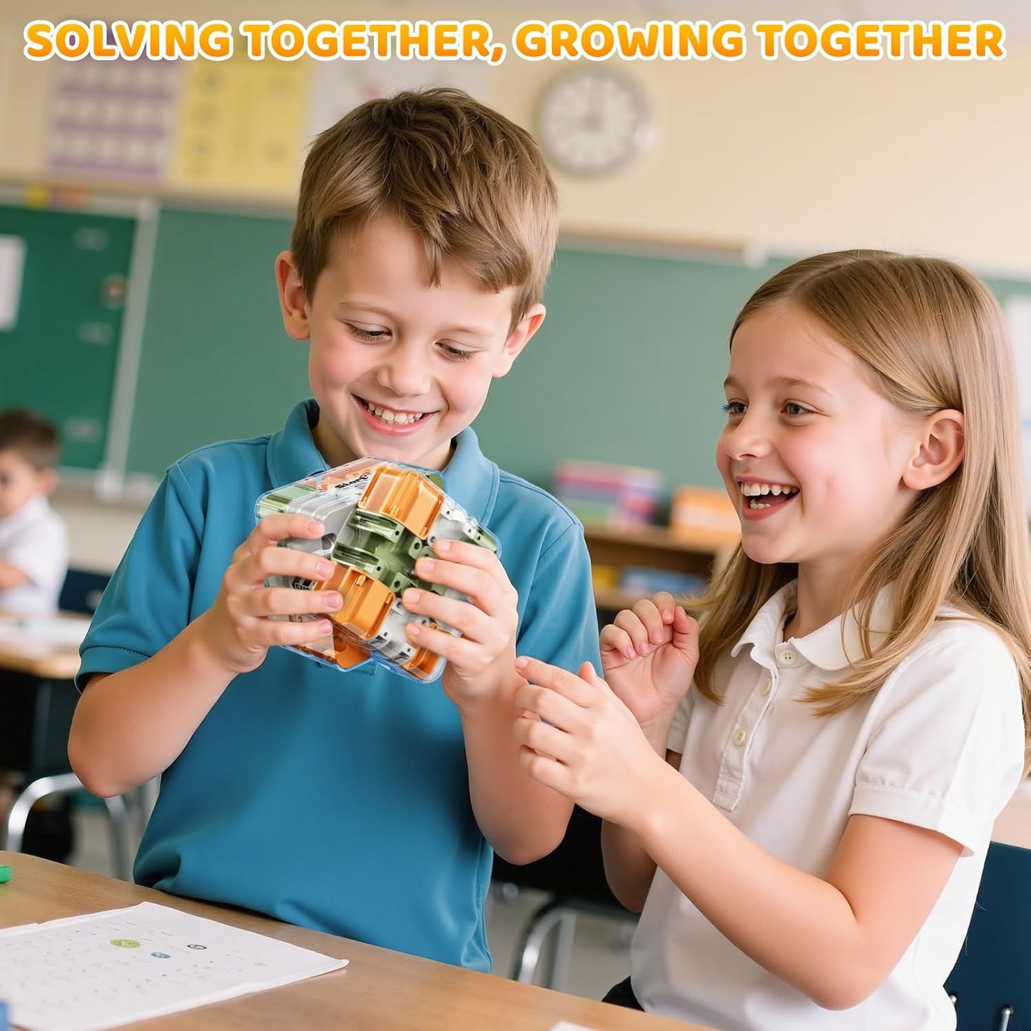 Rubik Race Game, 3D Maze Puzzle Games for Kids 8-12, Color-Match Puzzle Game, Education Sensory Toys Birthday Gift for Adults Kids 8 9+ Year Old Boy