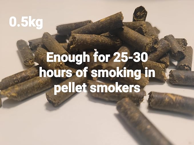 SMOKRITE Rosemary Wood Pellets for Smoker Grills, All Natural Hard Wood BBQ Pellets for Outdoor Grills, Smoke, Roast, Burns Up to 30 Hours of Smoking 0.5 kg