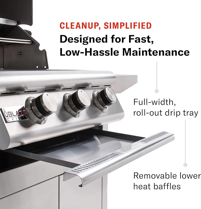 4 Burner Blaze Grill (32”) NAT GAS