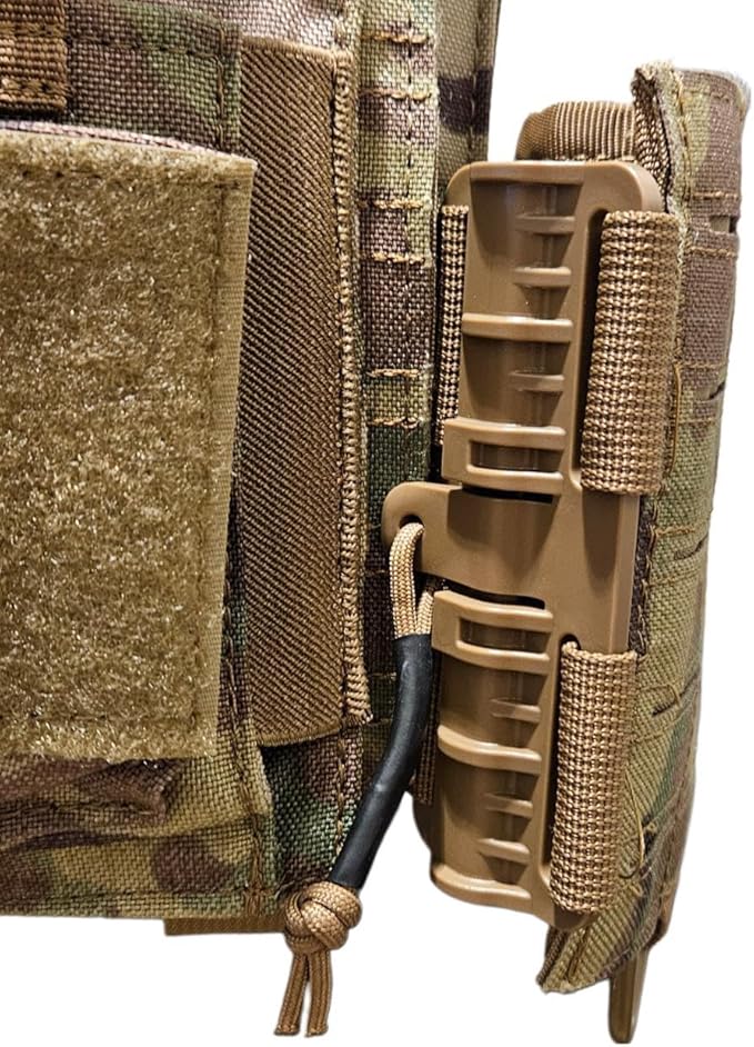 Redemption Crusader 2.0 Molle Quick Release Buckles Airsoft Vest With Adjustable Size Sides And Triple Pouch