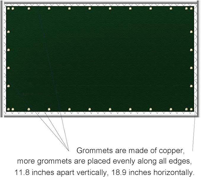 Sunnyglade 6 feet x 50 feet Privacy Screen Fence Heavy Duty Fencing Mesh Shade Net Cover for Wall Garden Yard Backyard (Green, 6 ft X 50 ft)