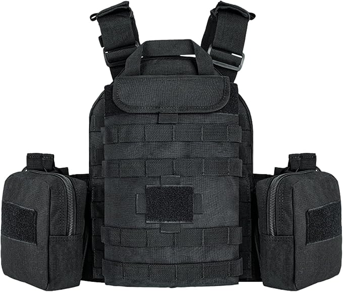 YAKEDA Tactical Outdoor Training Vest - Molle Vest With Multi-Functional Pouches For Training, Hunting & Hiking