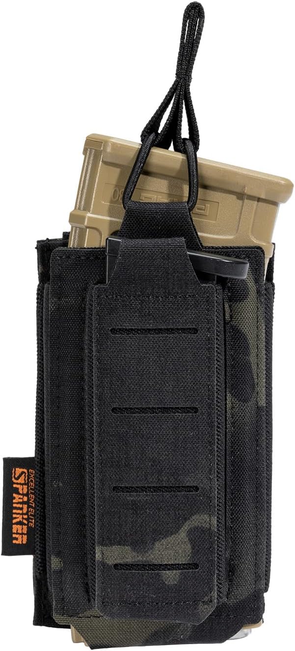 EXCELLENT ELITE SPANKER Tactical Open-Top Single/Double/Triple Molle Mag Pouch for Pistol Mag Pouch Tactical Bag Accessories Holder
