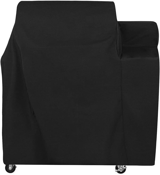 Grill Cover for Weber Smokefire EX4 Pellet Grill Replacement 7190 Cover, Waterproof Full-Length Cover for Weber 24 Inch Grills Smoke Firewood Pellet Grill 22510001 Models, 59 Inch Outdoor BBQ Cover