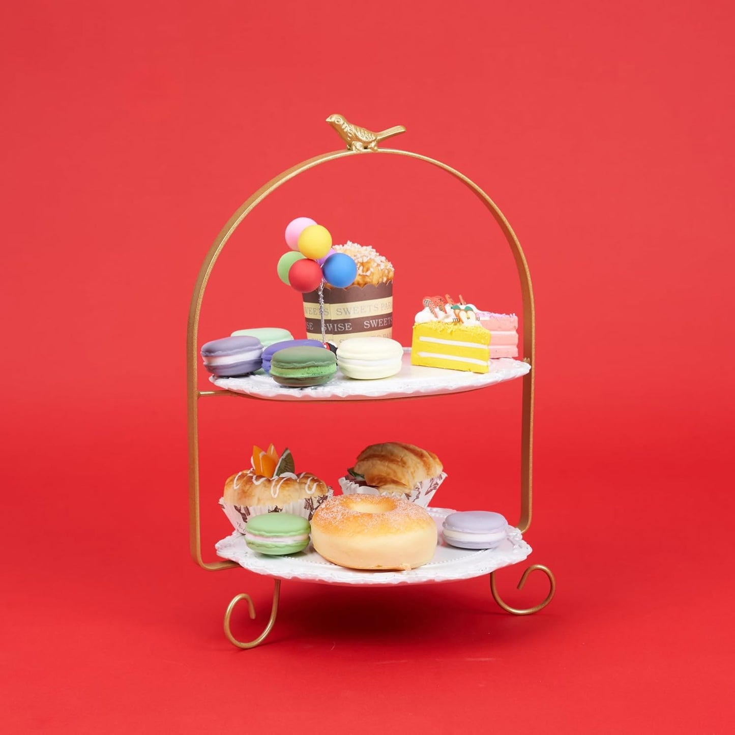 Seamless Photography Background Paper Roll, Blue Photo Paper Backdrop for Photography, Video and Streaming (Scarlet, 53" x16')