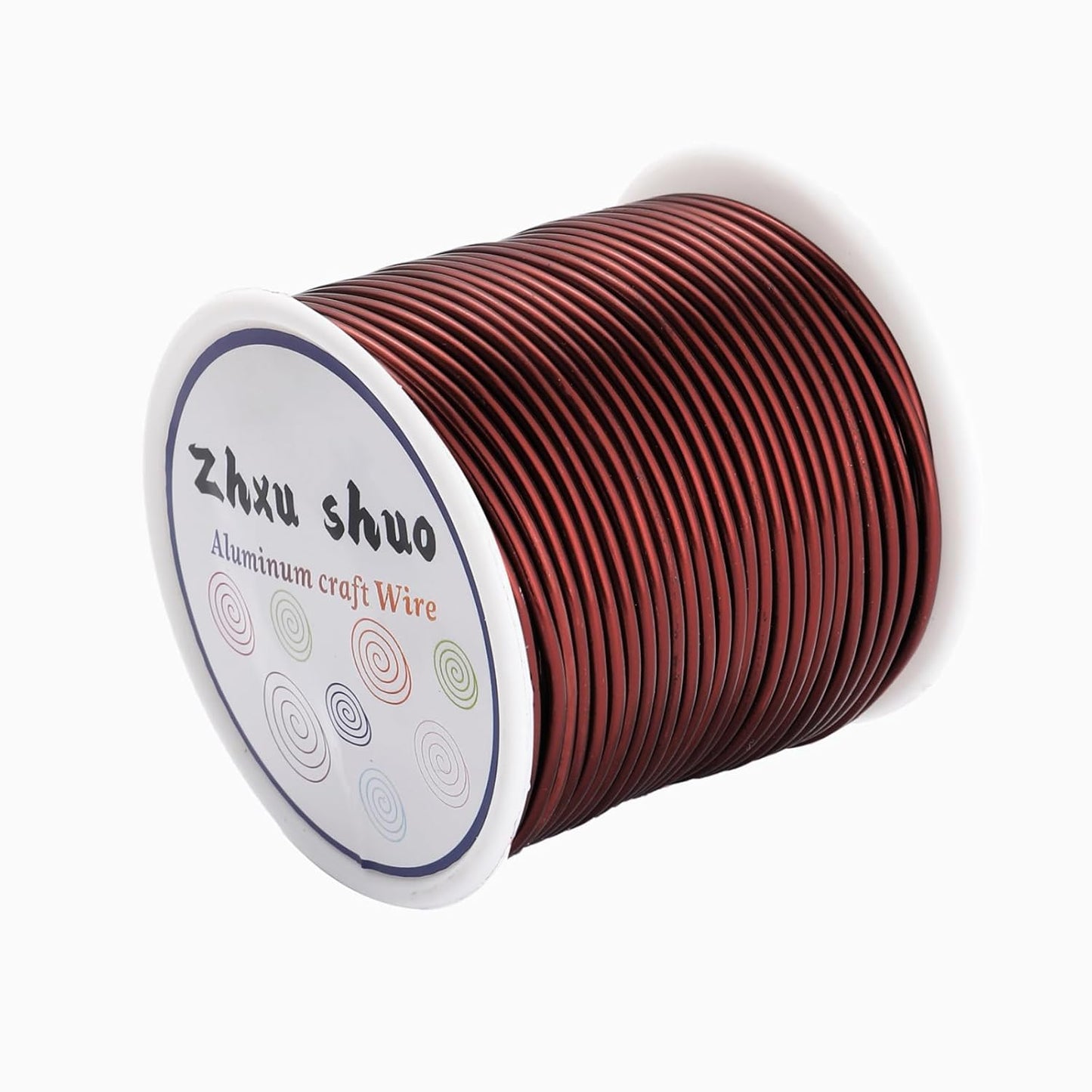 12 Gauge(2mm) Aluminum Wire 35 Yards Anodized Metal Wire for Bonsai Armature Crafting Sculpting Jewelry Craft Making Beading Floral (Brown, 12 Gauge)
