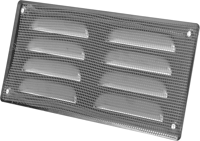 Repa Market 10" x 4" Inch (Outer Dimensions) Aluminium Air Vent Cover - Steel Return Air Grilles - for Ceiling and Sidewall - HVAC - with Protection Screen (10.24" x 4.13" Inch)