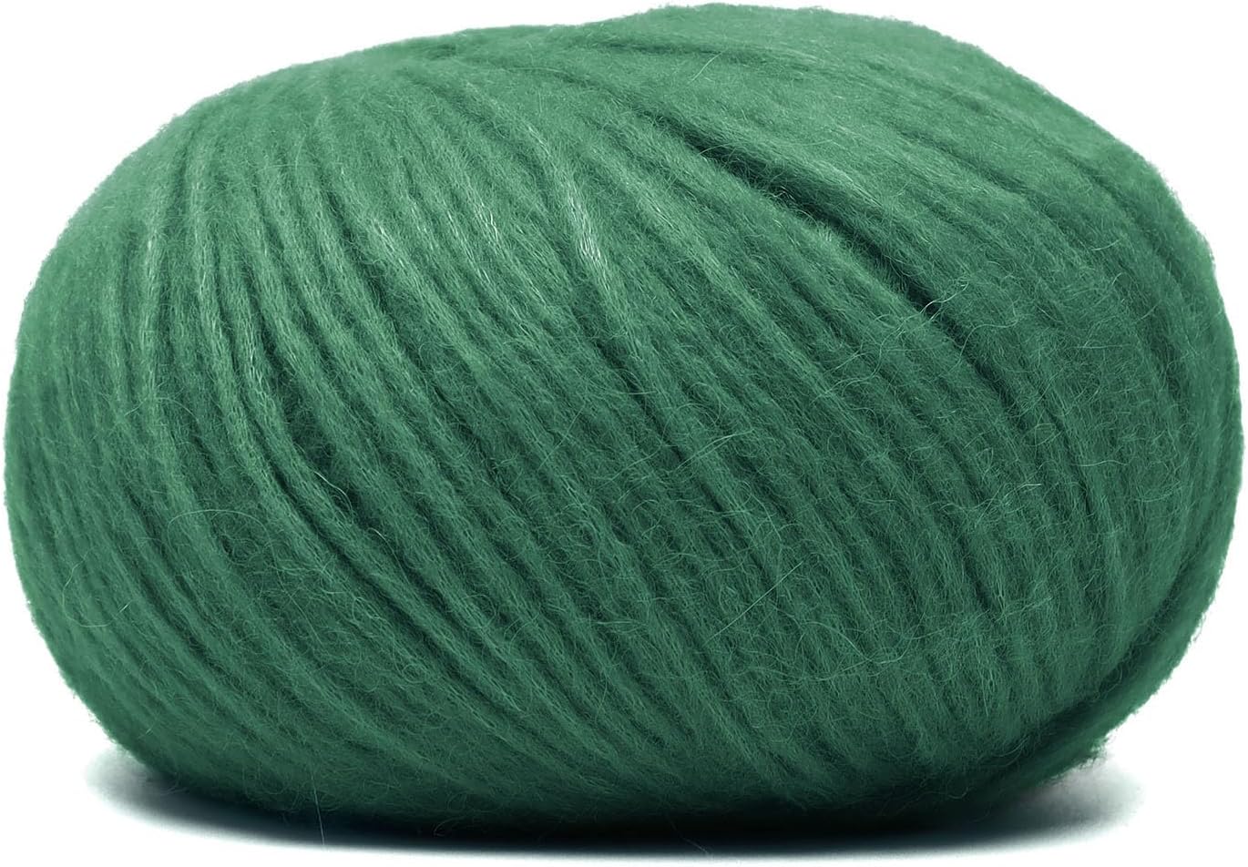Pullu - Baby Alpaca Merino Wool Yarn Set of 3 Skeins (150 Grams) Worsted Weight - Sourced Directly from Peru - Heavenly Soft and Perfect for Knitting and Crocheting (Christmas Green)