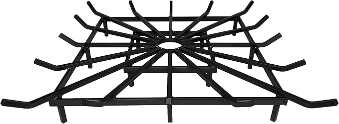 SteelFreak Heavy Duty Square Wheel Fire Pit Grate - Made in The USA (40 x 40 Inch)