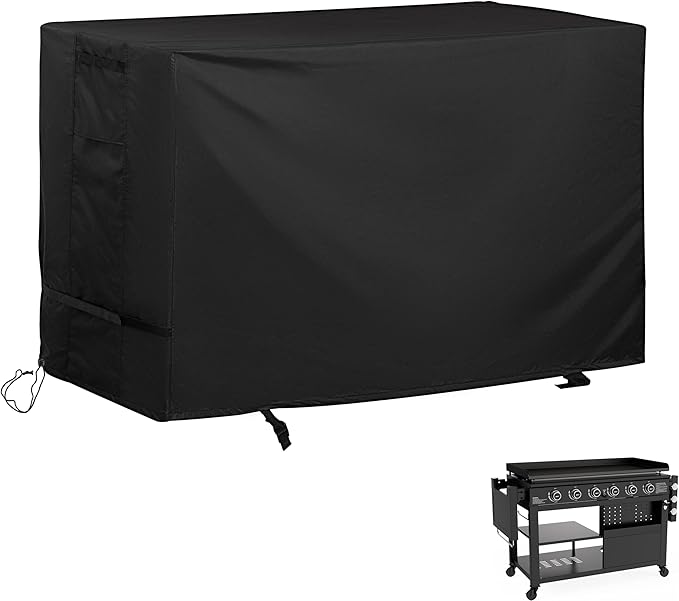 Griddle Cover for Royal Gourmet GB6000 Gas Propane Grill, Grill Cover for Royal Gourmet 6-Burner 44-Inch Flat Top Grill-All Weather Protection