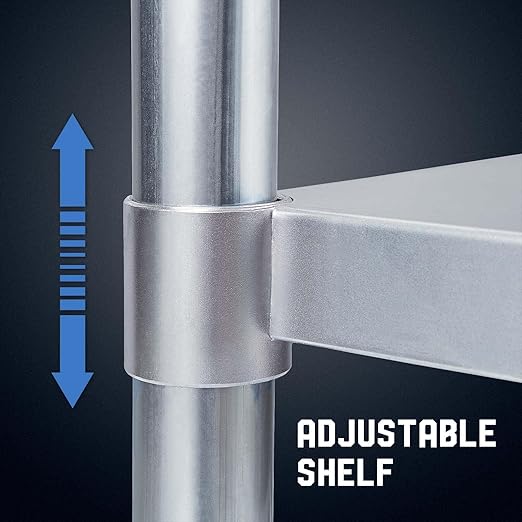 Profeeshaw Stainless Steel Prep Table 36x30 Inch NSF Commercial Work Table with Undershelf Heavy Duty Table for Kitchen Restaurant Home Hotel