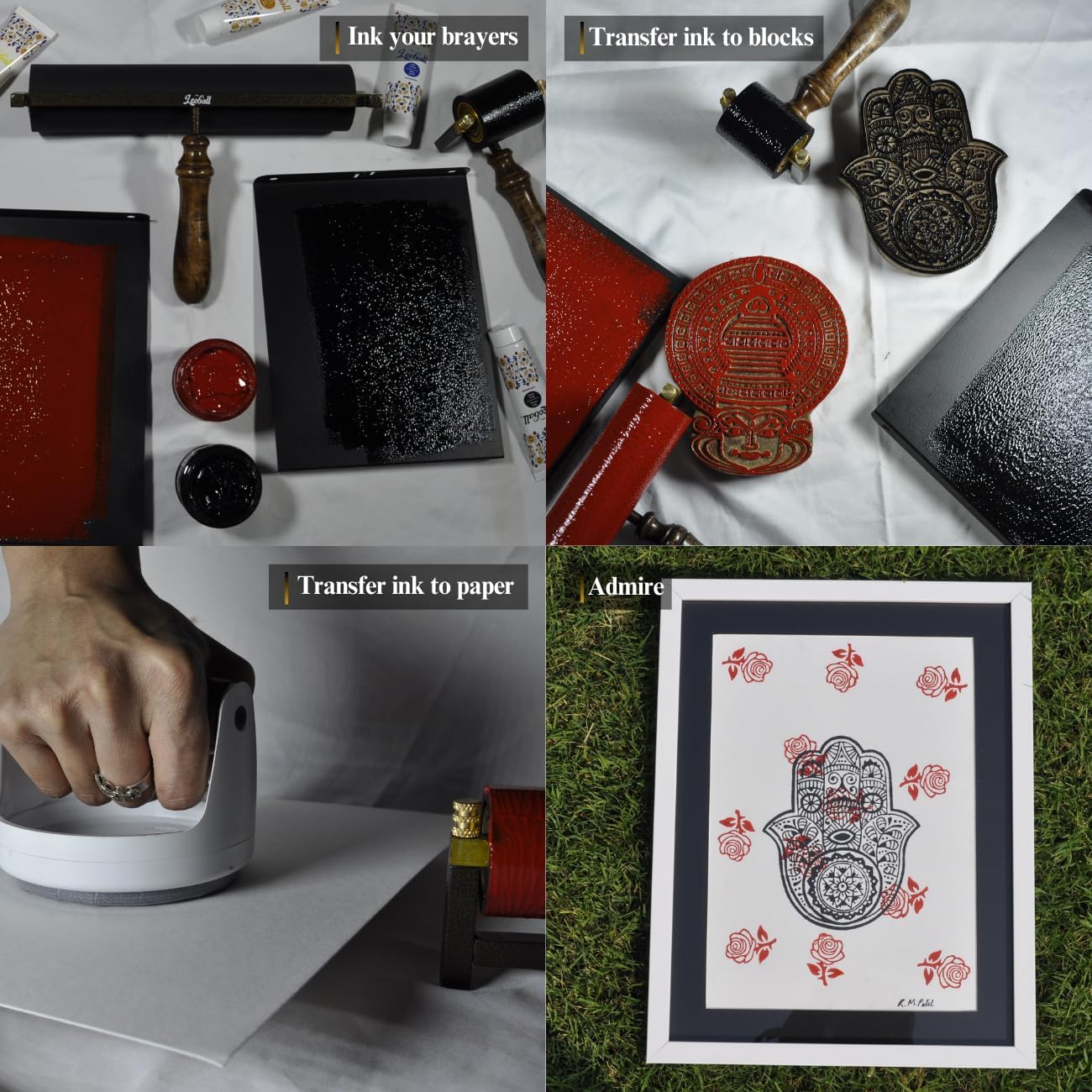 Leoball® Water-Soluble Block Printing Ink, 5-Ounce Jar (Black)