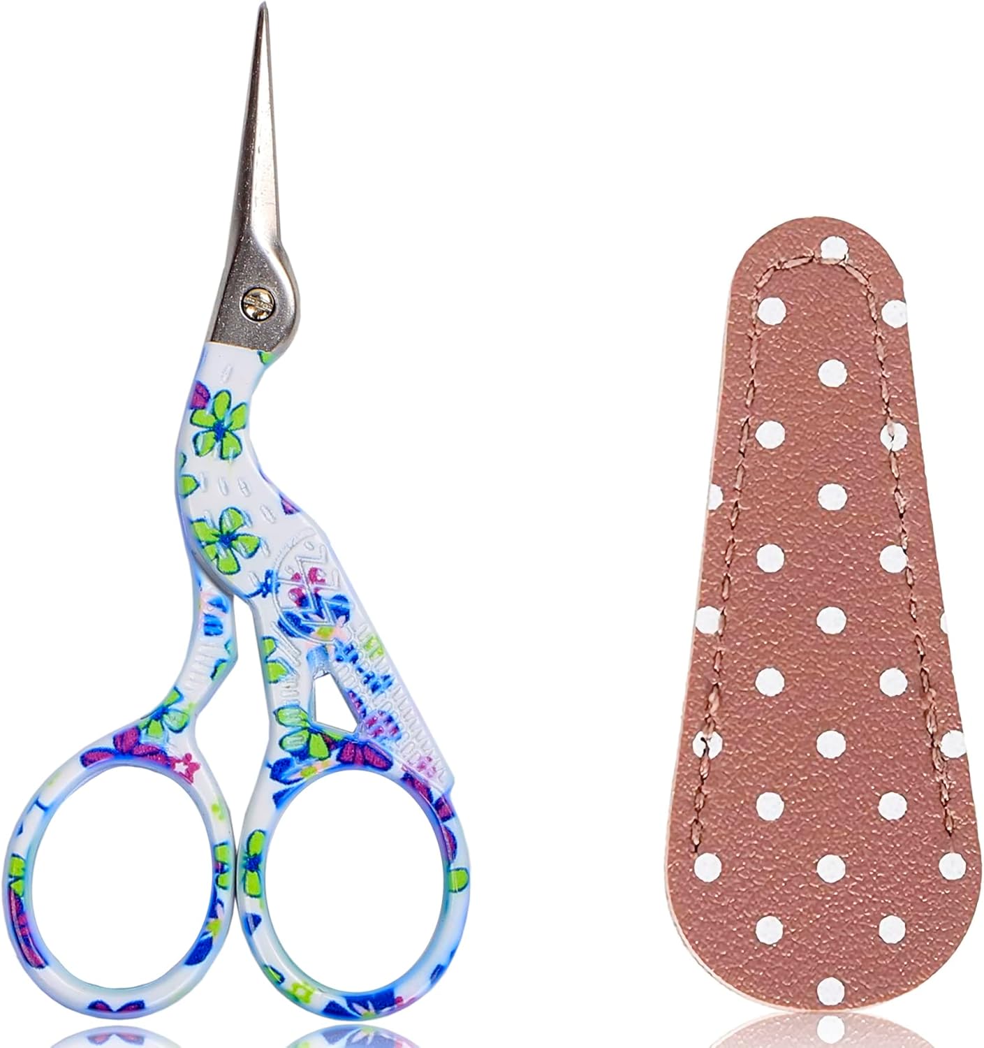 BIHRTC 3.6inch Small Craft Scissors Cross Stitch Knitting Scissors Sharp Stainless Steel Tip for Sewing Threading Crafting Needlework Art DIY Work