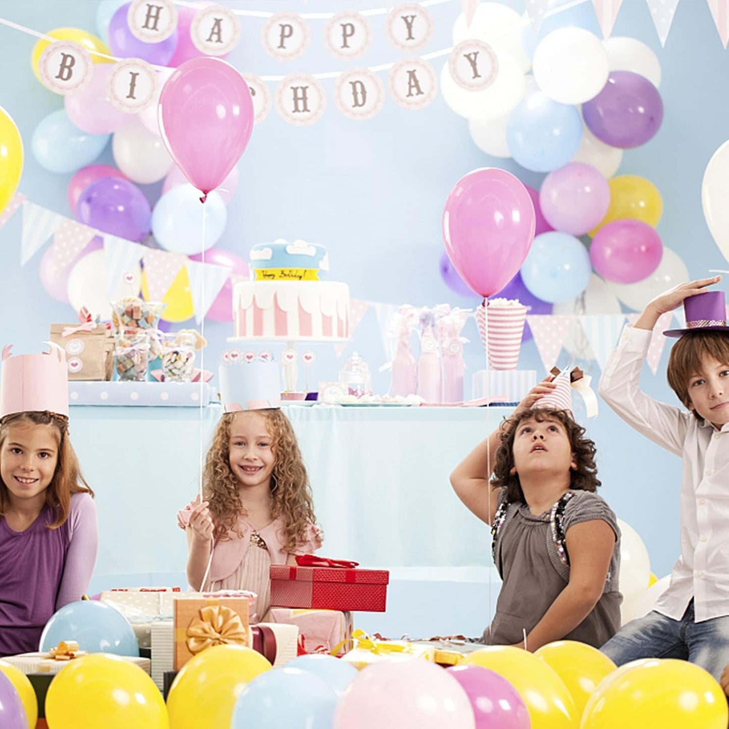 UPINS 300 Pcs Point Dots Balloon Glue Removable Adhesive Point Tape, 3 Rolls Double Sided Dots Stickers for Craft Wedding Decoration