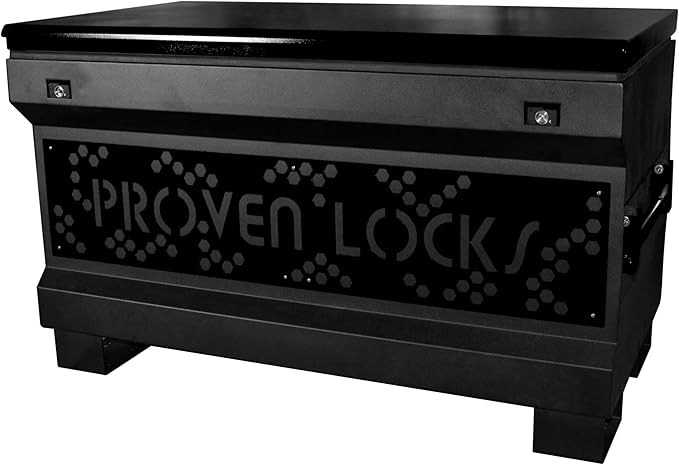 Proven Industries 48" Job Site Box, Heavy Duty Steel Tool Box, Made in the USA