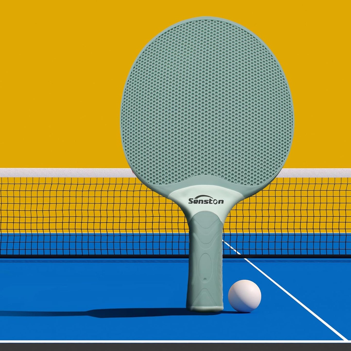 Senston Table Tennis Rackets Set,Professional Ping Pong Paddle Set for 4 Players, Composite Rubber Table Tennis Paddles, Indoor or Outdoor Games.