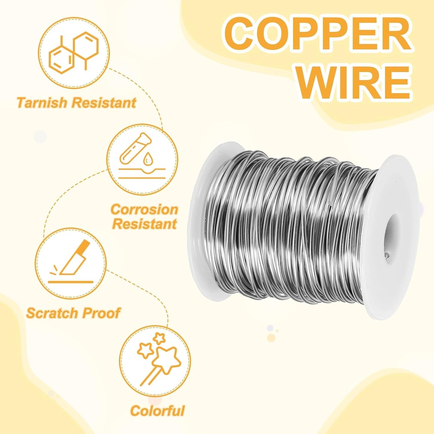 uxcell 12 Gauge / 2mm Anodized Aluminum Wire for Jewelry Craft Making, 102 Feet Bendable Flexible Wire for DIY Home Decor Gardening Sculpture, Silver
