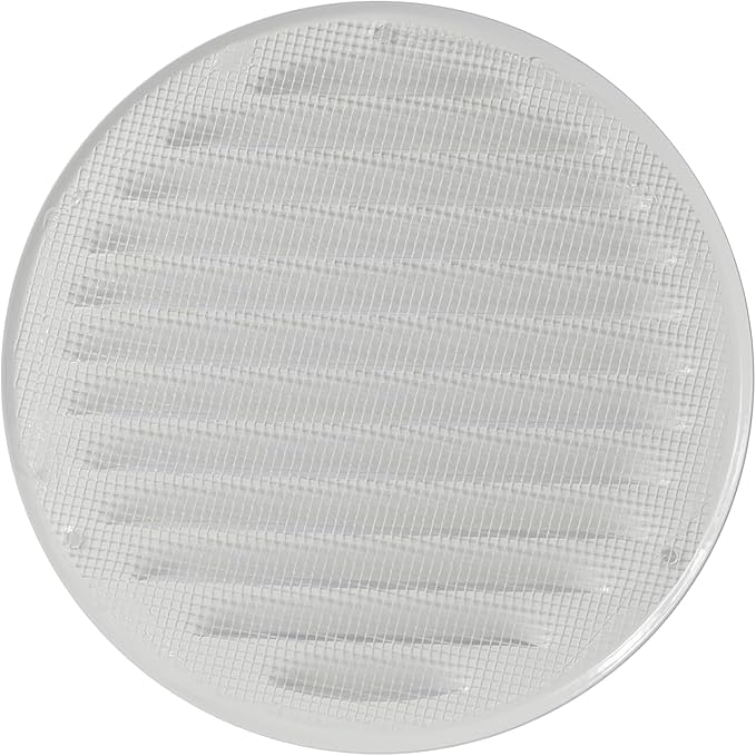 Repa Market 6 Inch (Opening Dimensions) Air Vent Covers/White Galvanized Steel Return Air Grille/AC Vent Cover/Wall or Ceiling HVAC Registers Grilles & Vents for DIY & Home Improvement