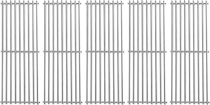 17-3/8” Stainless Steel 5 Grid Grates for Broil King Baron 540,590 590-S,Huntington 6133-84, 6133-87 6130-54, 6130-57 Broil-Mate 7130-64, 7133-64 Sterling 5130-54, 5130-64 Gas Grill