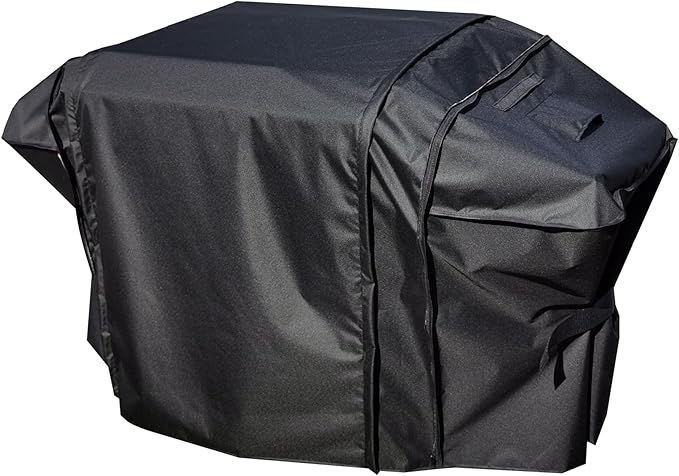 Extension Griddle Cover for All 28"&36“ with Foldble Shelf Models,Waterproof 300D*300D Dyed Polyester with TPU Coating; Flat Top Gas Grill Cover, Black；