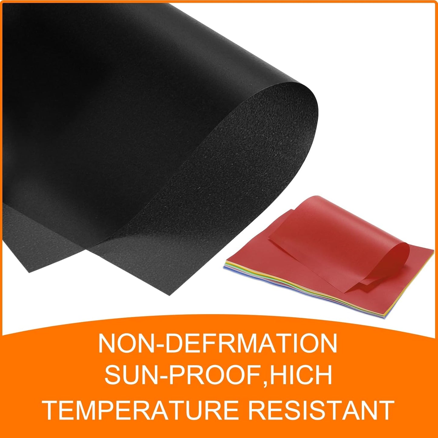 MECCANIXITY Colored Vellum Paper, 50 Sheet Black Transparency 11.7 x 8.2 Printable Vellum Paper, Translucent Vellum Sheets for Printing Wedding Invitations, Ink Jet Laser Printer