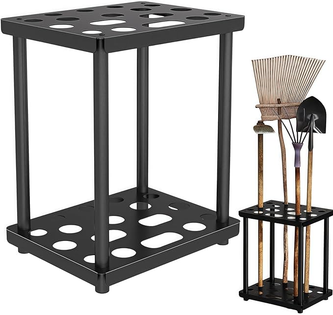 For suncast shed accessories garden tool organizer,16.5“ x 13” x 19.7",Garage Tool Tower Rack,Heavy Duty Garage Tool Storage,for Garden,Yard,Shed,Easy Assembly