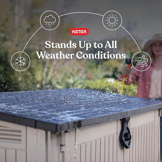 Keter Store-It-Out MIDI Outdoor Resin Horizontal Storage Shed