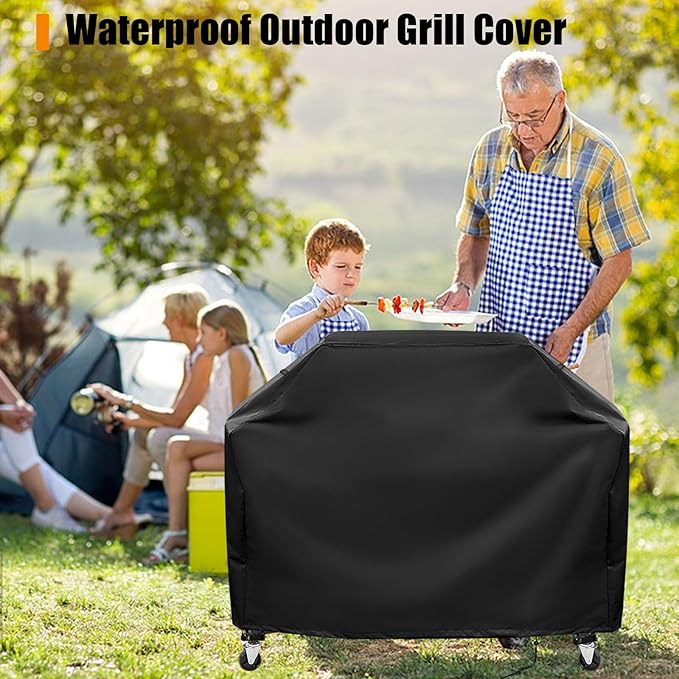 Grill Cover for Captiva Designs 4-Burners Propane Gas BBQ Grill, Waterproof Cover for Protecting Outdoor Griddle/Propane Griddle/Gas Grill