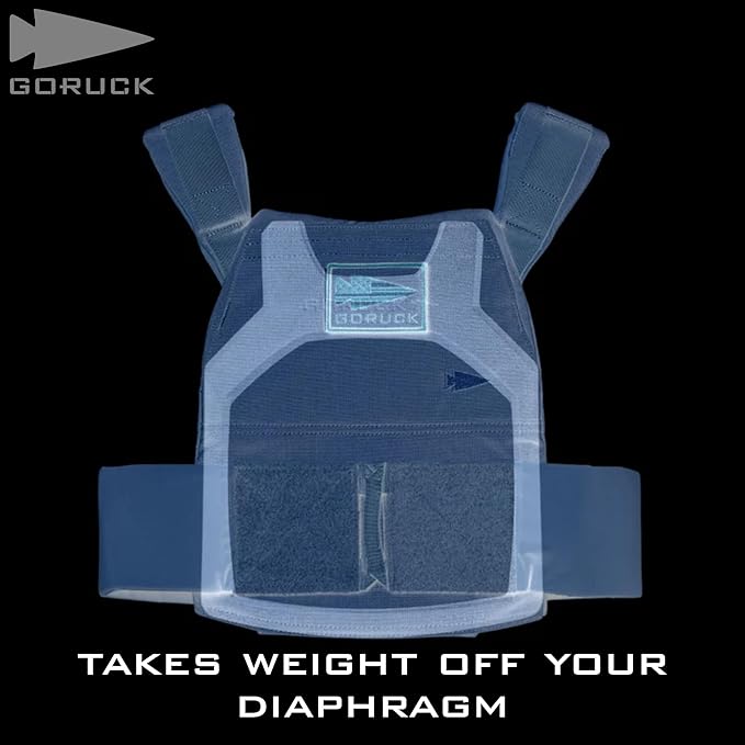 GORUCK 9.25LB and 6.25LB Curved Ruck Plate Compatible with GORUCK Rucking Weight Vests - 2 Pack