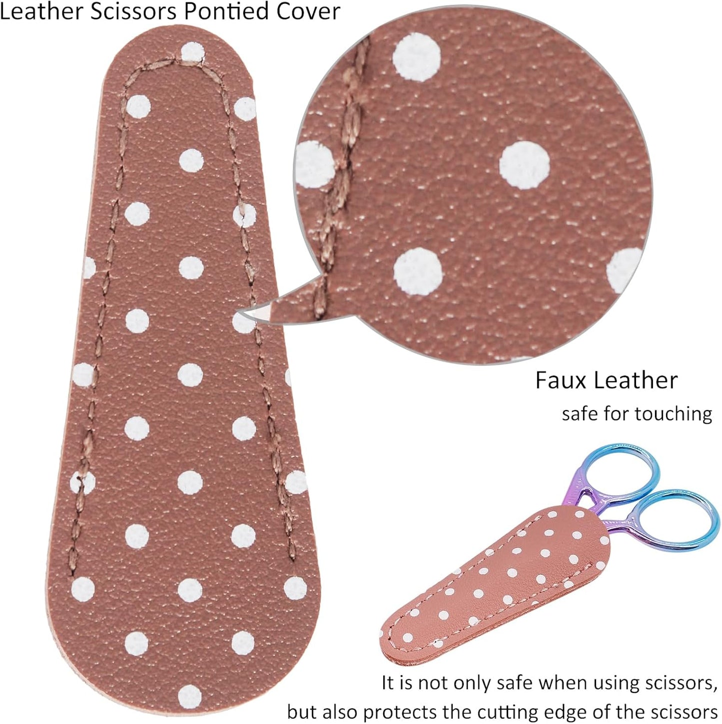 BIHRTC Small Embroidery Detail Shears Crafting Scissor Sharp Tip Stainless Steel Scissors 3.6Inch Needlework Scissors for Cross Stitch Cutting Sewing Handcraft Craft Art Work