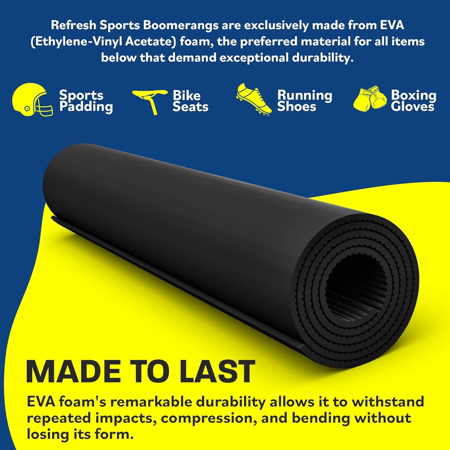 Beach Boomerang Toy For All Ages - Outside Beach Games Adults & Outdoor Toys For Kids - Fun Outdoor Backyard Toys For Boys - Soft Foam Pool Game & Birthday Gift Ideas For Boys & Girls 2025