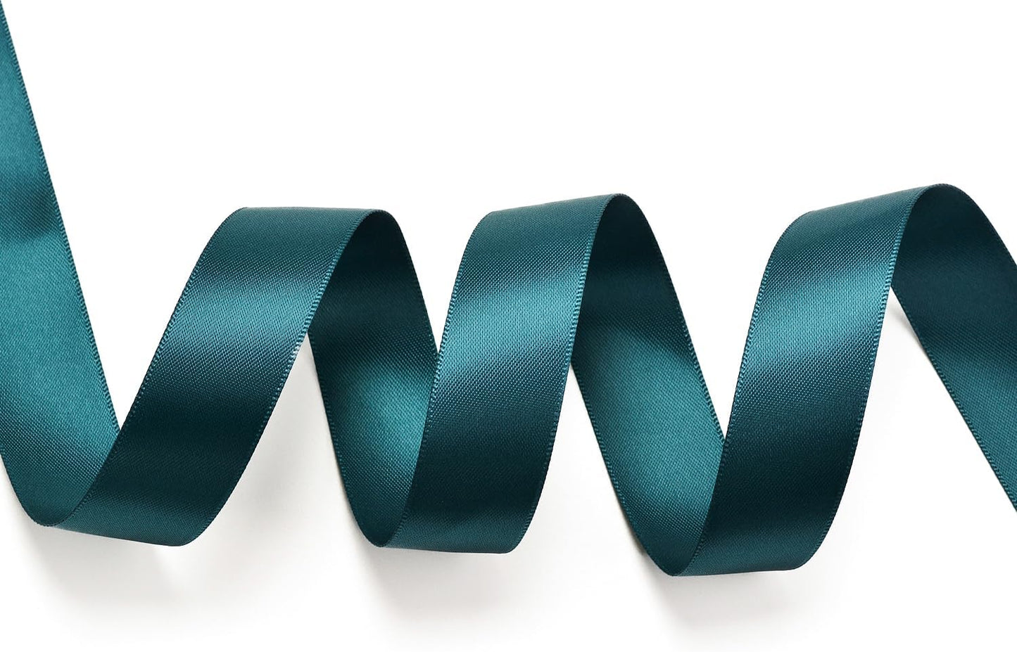 YAMA Double Face Satin Ribbon - 7/8" 25 Yards for Gift Wrapping Ribbons Roll, Teal