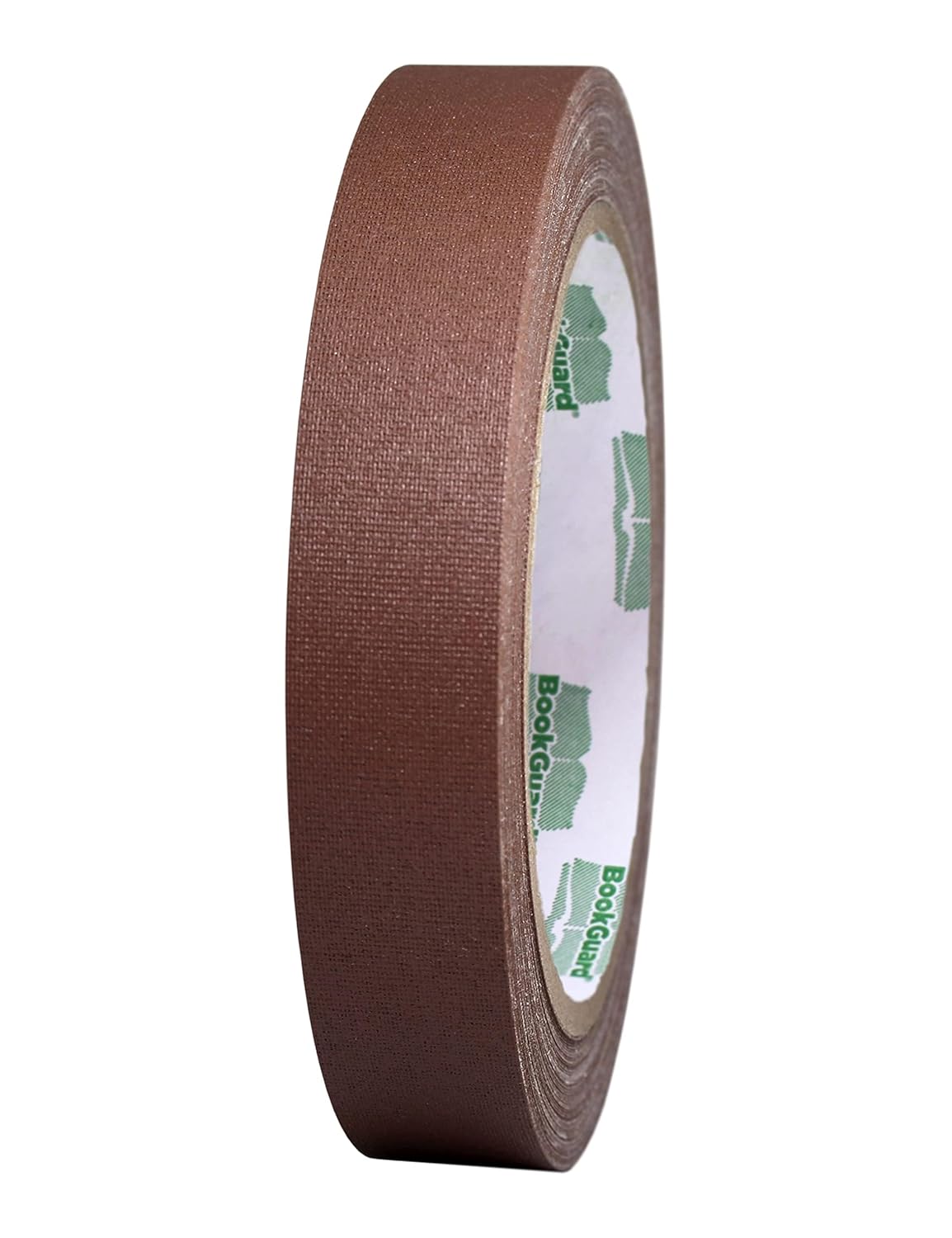 BookGuard 0.75 inch Premium Bookbinding Repair Cloth Tape, 15 Yard Roll, Brown
